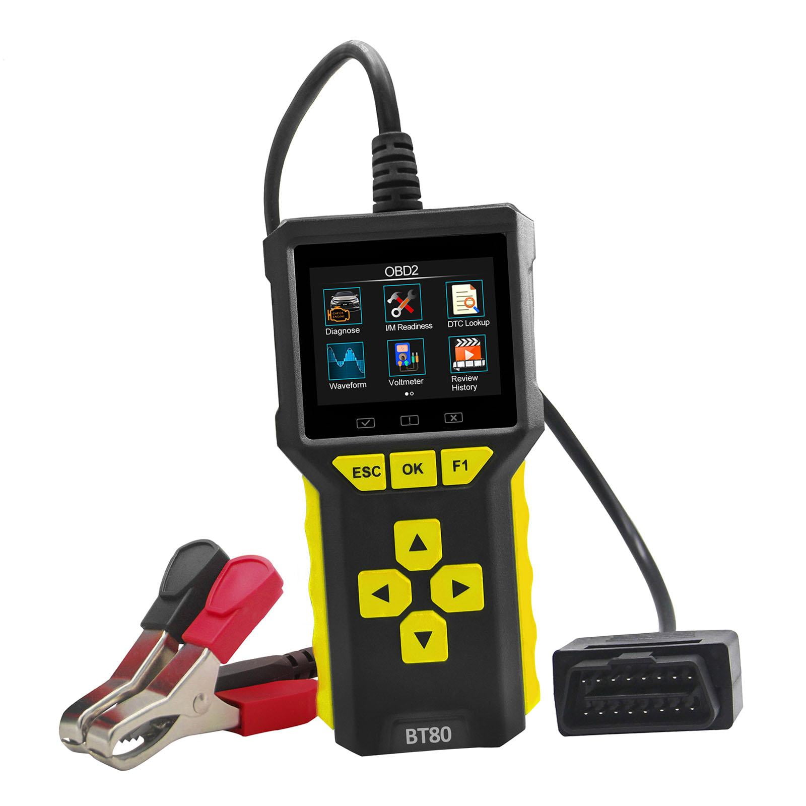 Ioensy - Escáner Genérico 2 En 1 Obd2 Para Lector De Códigos De Vehículos, Voltímetro Automotriz