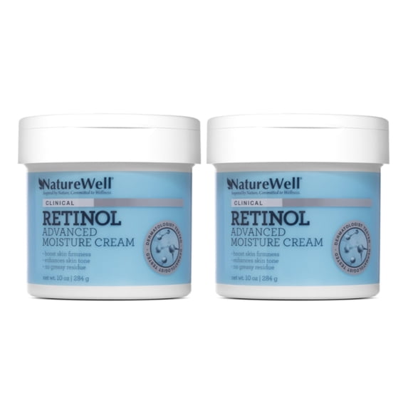 Crema hidratante NATURE WELL Clinical Retinol, 300 ml, paquete de 2