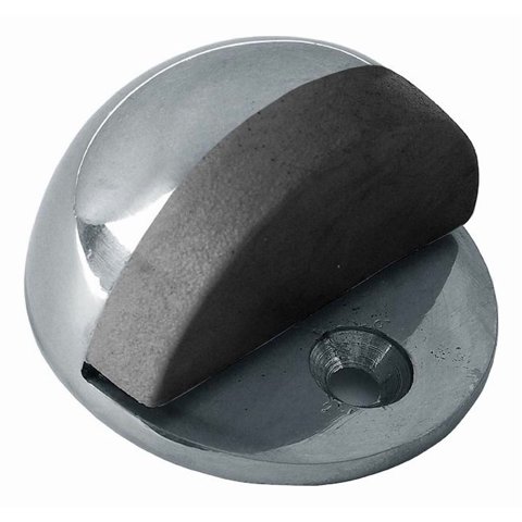 Tope De Puerta Medialuna Metálico Niquel 25 Un Dvp