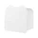 thumbnail image 2 of Caja De Almacenamiento De Pared Con 2 Compartimentos Para Algodón Redondo Baño Blanco, 2 of 5