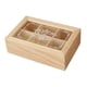 thumbnail image 5 of Caja De Té De Madera, Caja De Almacenamiento De Té, Cofre De Almacenamiento De Madera, 6 Rejillas, Pequeña Caja De Madera, 5 of 5