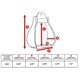 thumbnail image 2 of Estribos Tahoe Tack Adultos de 13 cm con Alivio Angular de Rodilla – Peso Pesado, Estilo Western, 2 of 6