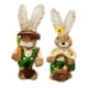 thumbnail image 5 of Bonito Conejo De Paja, Figura De Conejo Granjero De Pascua Para Decoración De Fiesta De Boda 30, 5 of 5