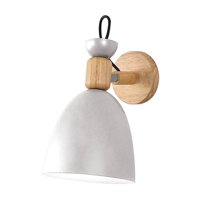 Magideal - Lámpara De Pared De Granja, Accesorios, Lámpara De Montaje En Pared, Luz , Iluminación Moderna, Pantalla De Lámpara De Metal, Ajustable Para Blanco