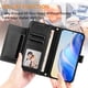 thumbnail image 3 of FOXDOCK Funda Tipo Cartera para Tecno Spark 40 4G Cuero PU con Cremallera y Correa de Muñeca, Ranuras para Tarjetas, Soporte Plegable, Cierre Magnético, 3 of 5