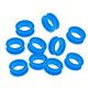 thumbnail image 4 of 10x Peluquero Peluquería Tijeras Tijeras Anillo de dedo Apretones Inserciones Azul oscuro, 4 of 5