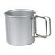 thumbnail image 3 of Taza De Camping Portátil Con Asas Plegables Para Jardín Mochilero Al Aire Libre Argent, 3 of 3