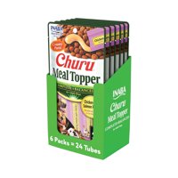Caja Churu Perros Meal Topper Pollo/Salmón 6 Un. (24 Tubos)