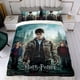 thumbnail image 4 of Harry Potter Conjunto de sábanas temático, trío de piezas, cómodo y amigable con la piel, diseño único, regalo de decoración para el hogar para familiares, amigos y fans,173X218cm, 4 of 6
