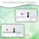 thumbnail image 3 of Estante flotante de acrílico Febwind 61 cm – Pack de 4, 3 of 7