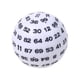 thumbnail image 1 of Juego De Dados Acrílicos Entretenimiento Familia Dados Poliédricos Blanco, 1 of 5