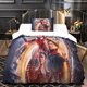 thumbnail image 1 of v1532 Bed Sheets Hero Duvet Cover Pillowcase Bedding Set Cute Spider-man Cartoon Animation Home Dormitory Room Decor 3-Piece Bedding Set (1 Duvet Cover + 2 Pillow Shams) Bed Sheets ju1532, 1 of 5