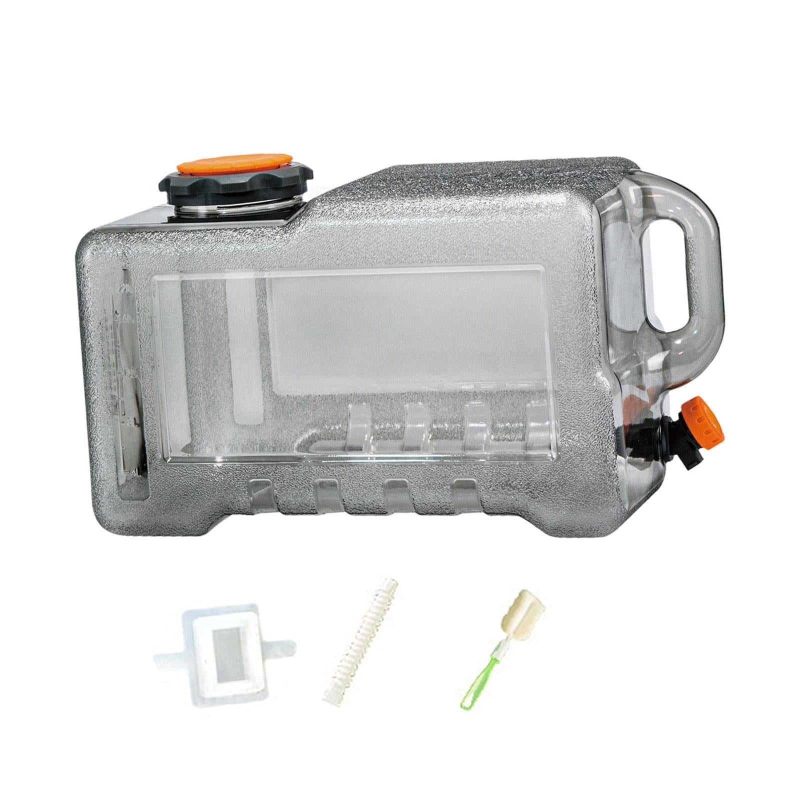 Ioensy - Contenedor De Agua Con Grifo, Para Baño, Senderismo Y Cocina, 18 L