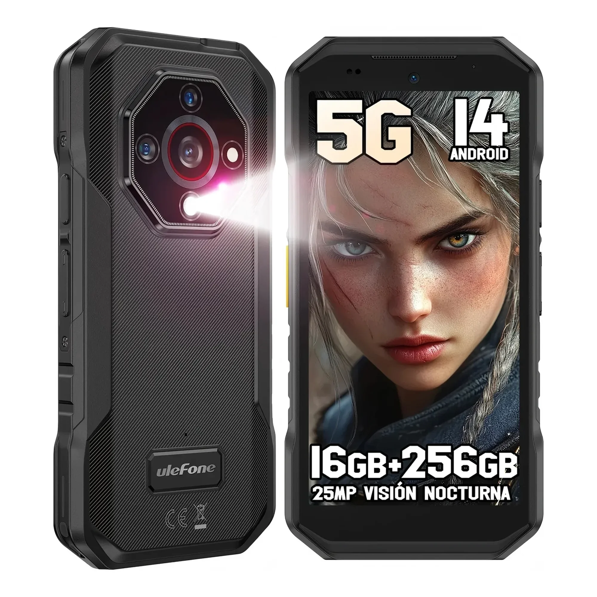 Ulefone Armor X32 Pro 8+8gb Ram 256gb Rom Dual Sim Negro 5500mah 5g