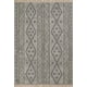 thumbnail image 1 of Area Rug Momeni Bristol de lana y algodón tejida a mano, color gris, 60 x 90 cm, 1 of 9