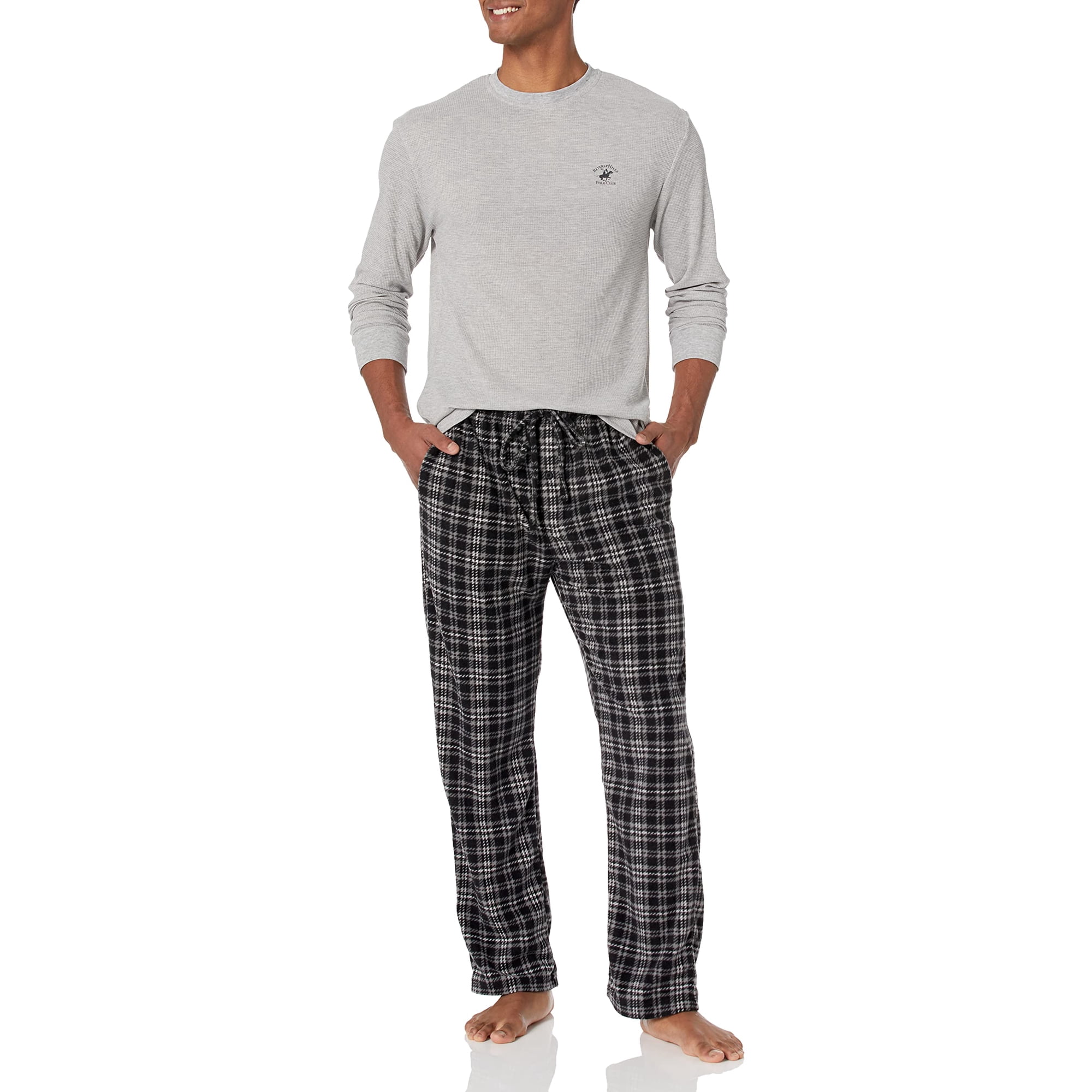 Conjunto De Pijama Beverly Hills Polo Club De Forro Polar Para Hombre