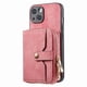 thumbnail image 2 of Funda Tipo Cartera con Correa Cruzada para iPhone 14 Protección Contra Golpes Rosa, 2 of 6
