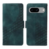 Carcasa Foxdock Google Pixel 8 De Cuero Pu, Diseño Acolchado Clásico, Protección Contra Caídas Y Rayones