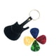 thumbnail image 3 of Llavero Con Soporte Para Púas De Guitarra De Cuero PU, Accesorios Para Guitarra, Estuche Para Púas De Guitarra, 3 of 5
