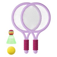 Magideal - Raqueta De De Bádminton Duradera Para Niños, Juguetes Interactivos Para Padres E Hijos Para Jugadores Principiantes En El Patio Trasero, Jardín , Púrpura Violeta