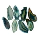 thumbnail image 1 of 1 pieza de forma irregular de ágata cuarzo rebanada colgante encantos joyas verde, 1 of 5