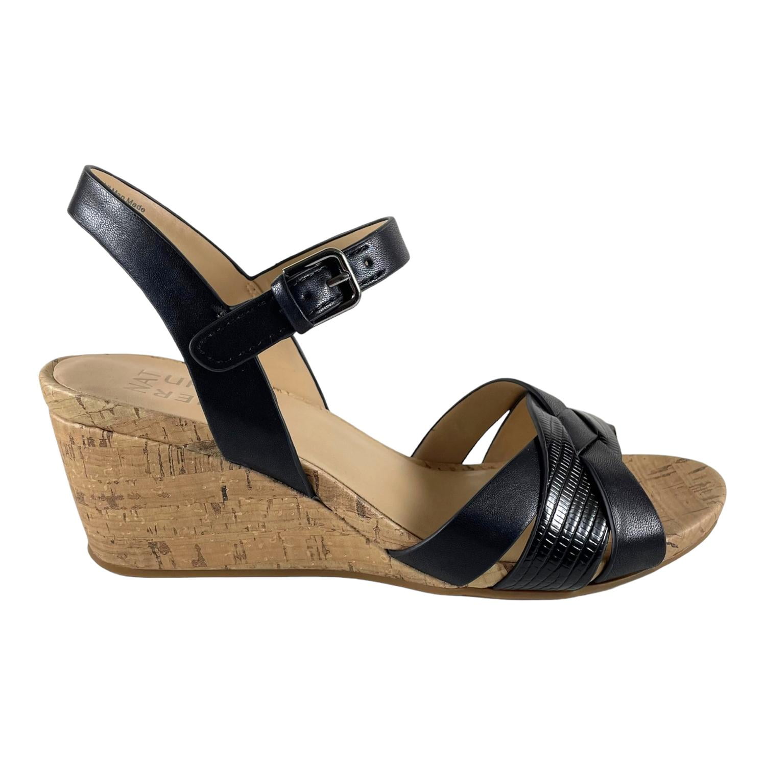 Sandalia Naturalizer Mujer Adelina Cuero Pu Contour+ Negro 39
