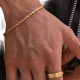 thumbnail image 1 of Pulsera rope oro 3mm atraccion caracter saint venik 20 CM, 1 of 3