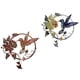 thumbnail image 3 of 2x Metal Bird Wall Sculpture Arte Colgando Interior Outdoor Home Garden Decors, 3 of 5