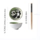 thumbnail image 2 of 1set, Creative Panda Bowl And Chopstick Set, Cartoon Ceramic Tableware Gift Box, 2 Bowls And 2 Pairs Of Chopsticks Set, Pride Month Gift, Father's Day Gift, Dinnerware, Kitchen Tools, Kitchen Accessor, 2 of 5
