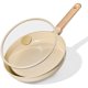 thumbnail image 1 of CAROTE 10 Inch Ceramic Nonstick Frying Pan with Glass Lid, 1 of 3