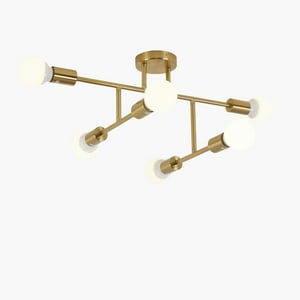 Form Design - Lámpara De Techo Lexie X6 Bronce