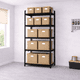 thumbnail image 1 of Estante Metálico Negro 150x70x30 cm Soporta 350kg, 1 of 2