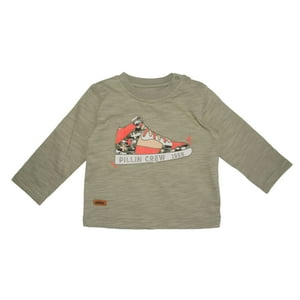 Polera Bebé Niño Verde Pillin