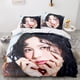thumbnail image 1 of Korean actress Bedding Set beautiful Bed Set Aldult Kid Bedroom Duvetcover Sets 3, 1 of 5