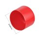 thumbnail image 3 of Uxcell 10 piezas Tapas de Goma 60mm ID Cubierta de Tapón de Tubo Redondo de Vinilo Protectores de Rosca Rojos, 3 of 4