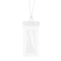 Magideal - Funda Impermeable Para Teléfono Móvil, Bolsa Seca, Soporte Para Pantalla Táctil, Funda Impermeable Con Cordón Para Hacer Snorkel En Piscina. Blanco