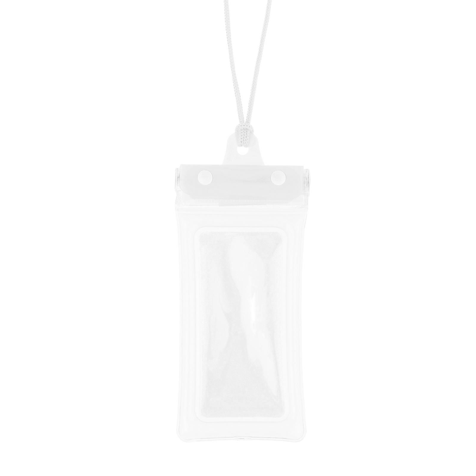Magideal - Funda Impermeable Para Teléfono Móvil, Bolsa Seca, Soporte Para Pantalla Táctil, Funda Impermeable Con Cordón Para Hacer Snorkel En Piscina. Blanco