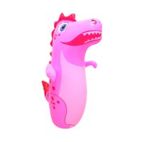 Magideal - Saco De Boxeo Inflable 3D Para Niños, Saco De Arena Para Reducir El Estrés, Ejercicio, Fitness, Juguetes Para Niños, Boxeo, Gimnasio, Interior, Adulto Rosa