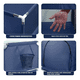 thumbnail image 3 of Corral Bebe Infantil 3en1 Juego Malla Tela Oxford 180x120cm Azul, 3 of 8