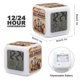 thumbnail image 2 of Las Estrellas de Charlie Brown theme 7 colors Alarm Clock Digital LED Alarm Clock Gifts for kids friends family, 2 of 6