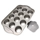 thumbnail image 1 of Molde Para Muffins Y Pasteles, Utensilios Para Hornear Para El Hogar, Mini Molde Para Pasteles De Superficie Lisa De 12 Tazas, 1 of 3