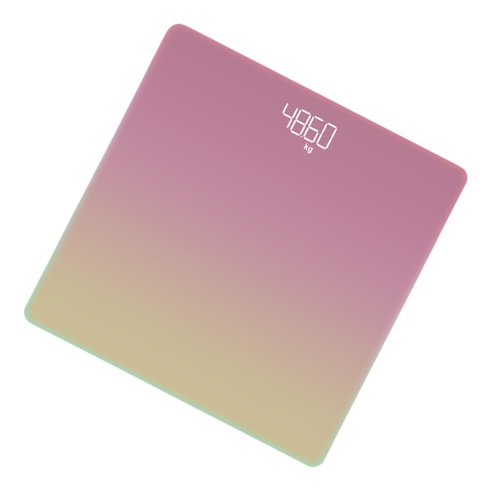 Ioensy - Balanza Inteligente Para Peso Corporal Y Grasa 400lb Balanza Digital Violeta