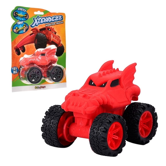 Camioneta Mounstruo Stretch De Sbabam Rojo