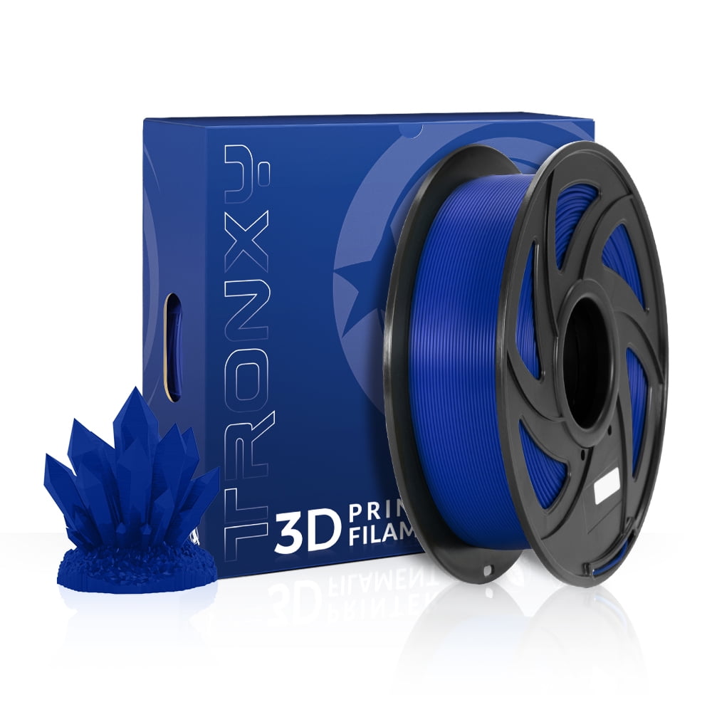 Tronxy - Filamento 3d Pla + Azul Oscuro De 1.75mm Y 1kg