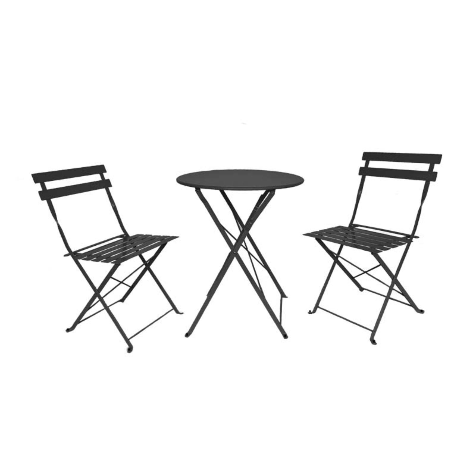 Mainstays - Juego Terraza 3 Piezas Hf-Lx-0921B Negro
