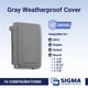 thumbnail image 2 of Placa de pared Sigma 14434M, resistente a la intemperie, para exteriores, con cierre de 1 banda, 2 of 4