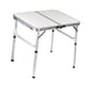 thumbnail image 1 of Mesa de camping con patas de altura ajustable, mesa de playa, fácil almacenamiento, mesa plegable compacta de aleación de aluminio para barbacoa en la 60cmx40cm, 1 of 5