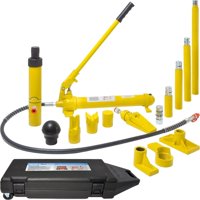 Porto Power Hidraulico Gutstark 10Ton Estuche Ruedas 16Pz