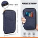 thumbnail image 2 of Cartera de pasaporte segura para organizador de viajes, con cerradura RFID antirrobo, correa de muñeca extraíble, adecuada para mujeres, hombres, teléfono, boletos de avión, tarjetas de crédito, 2 of 6