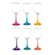 thumbnail image 2 of Set 6 Copas Vino + 6 Copas Champaña Versalles Pie Color Cristar, 2 of 3